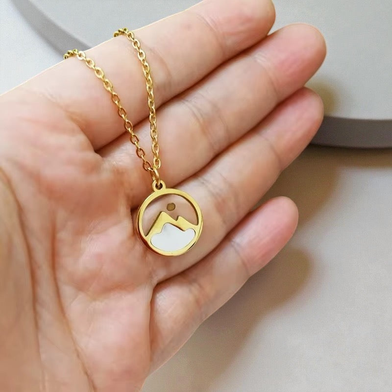 Halskette "Faith Can Move Mountains"