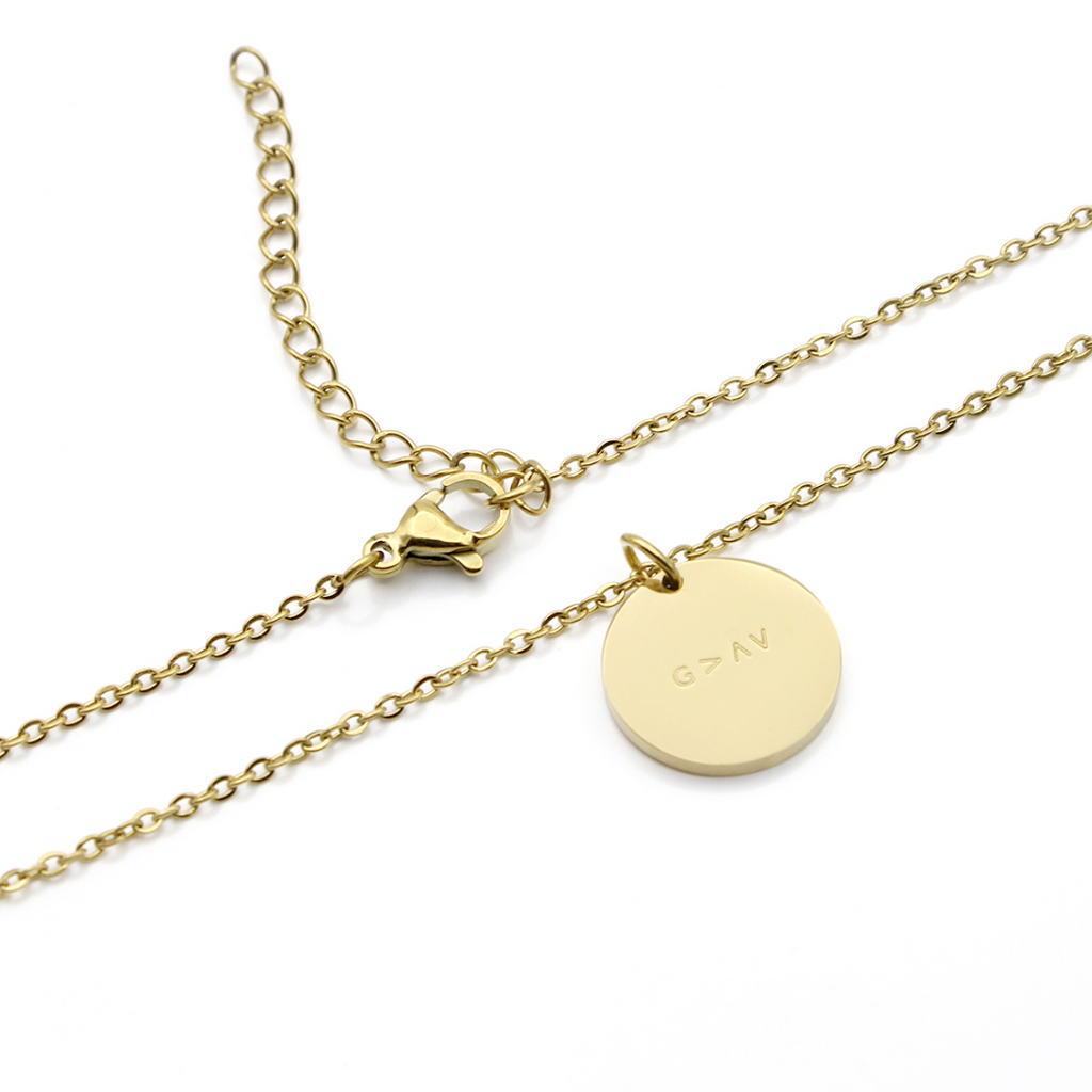 Halskette "God is bigger"